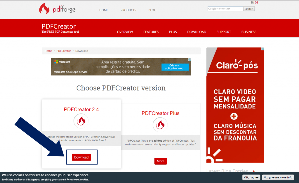 Download do PDFCreator