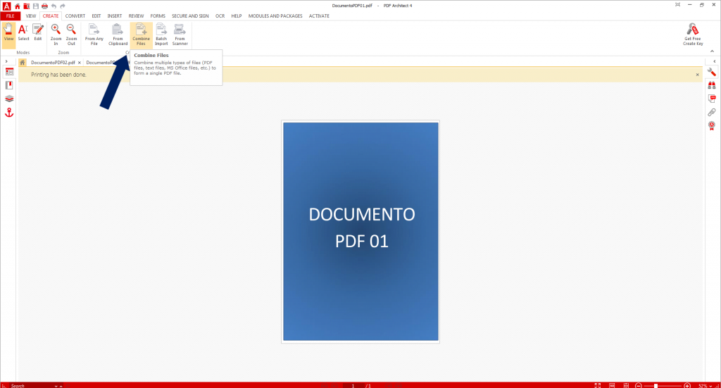 Combinando arquivos