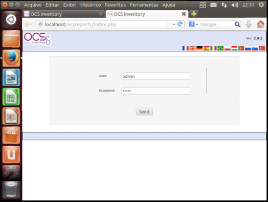 Acessando os relatórios do OCS Inventory Server